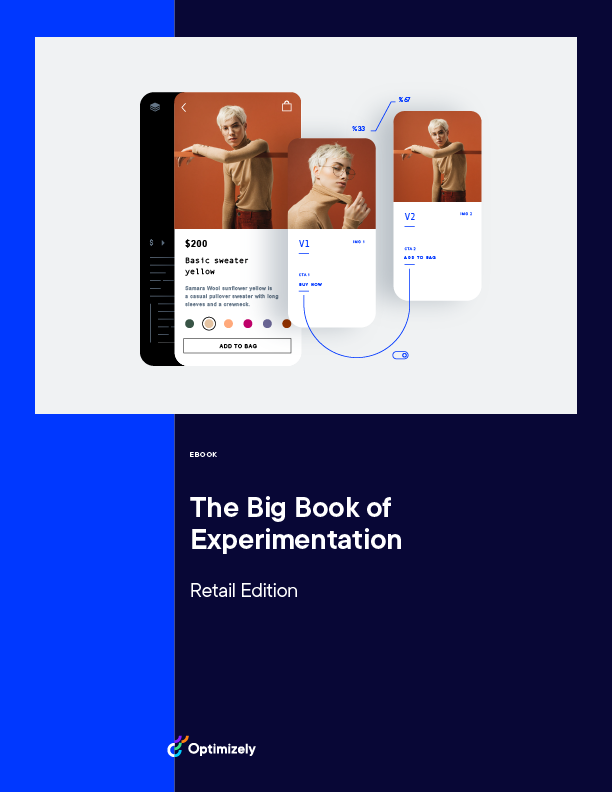 Original cover for the big book of experimentation